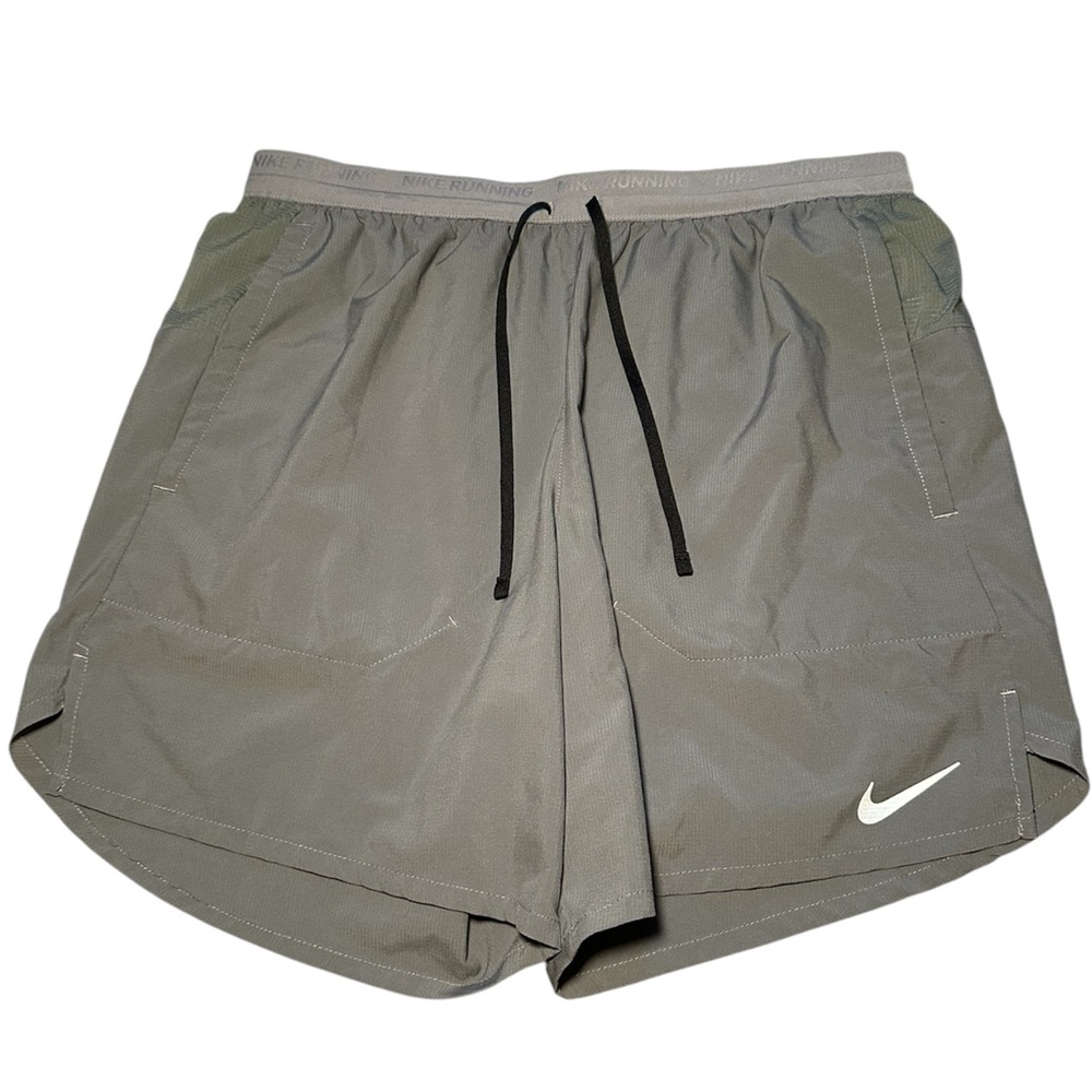 Nike Men's Gray Running Shorts Athletic Activewear Gym Workout Size M